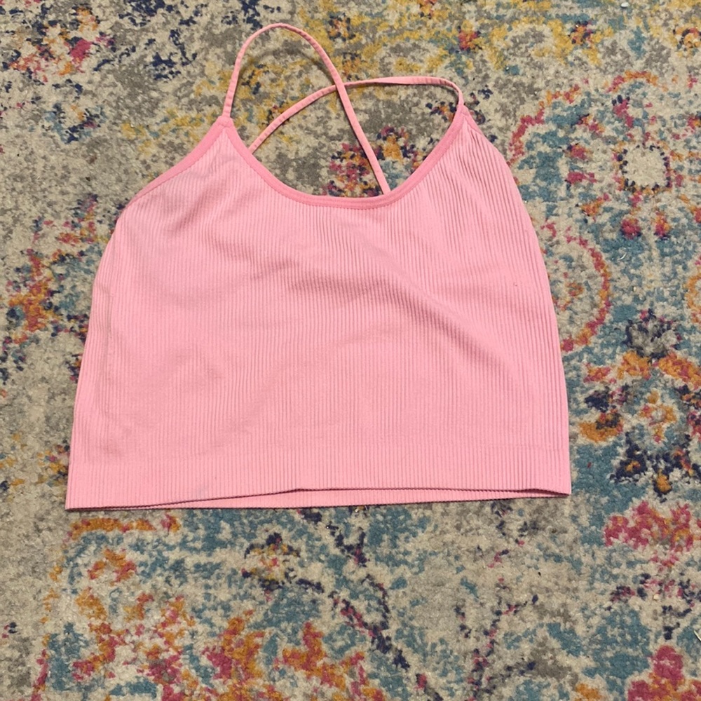 Pink tank top